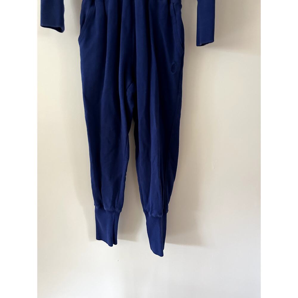 Free People Movement Training Day Jumpsuit Cotton Fleece Navy Size XS - Picture 4 of 8